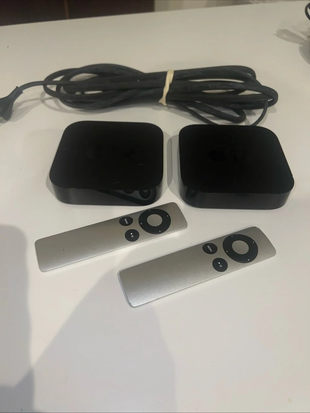 Two 2 Apple TV A1469 HD Media Streamer - Tested Working With Remote